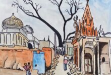 Sketch of Temples Varanasi