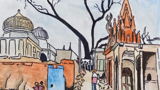 Sketch of Temples Varanasi