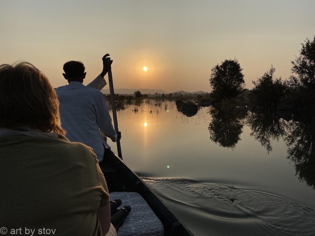 Sunset on the River Kenn