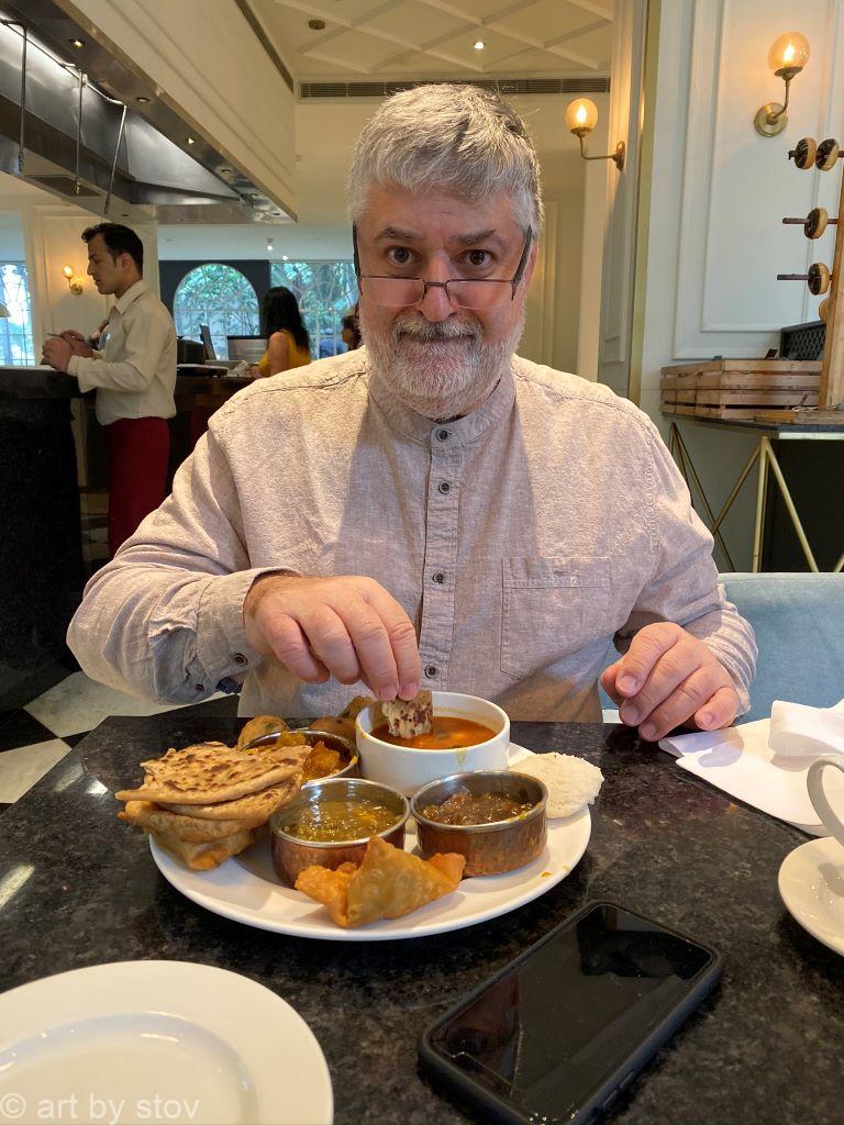 Curry for breakfast Amritsar