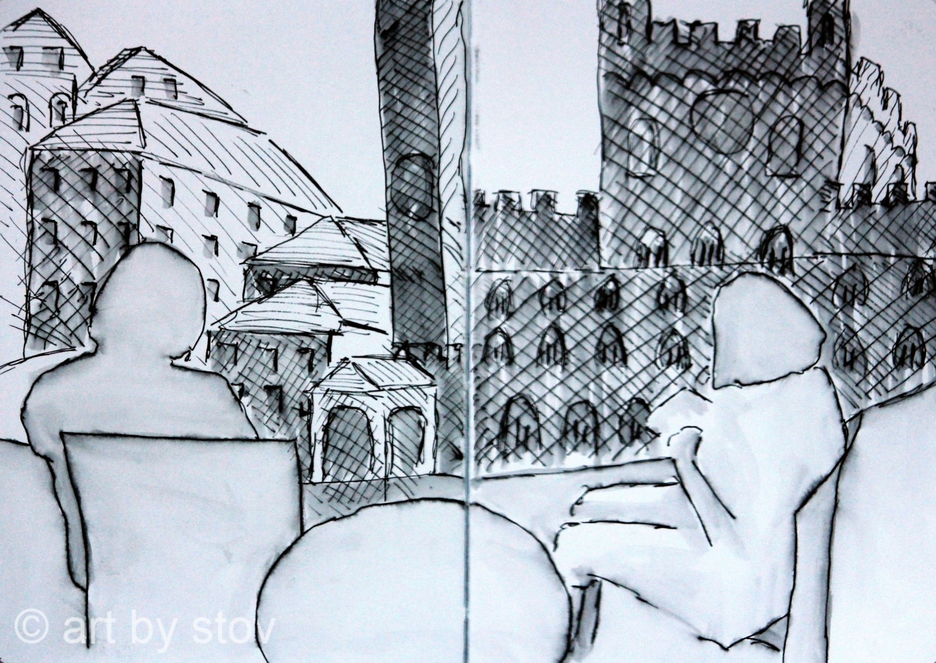 Sketching Il Campo