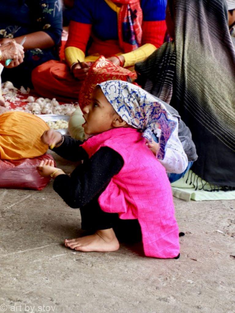 Girl awaiting langar, Amritsar