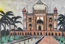 Safdarjung's tomb sketch